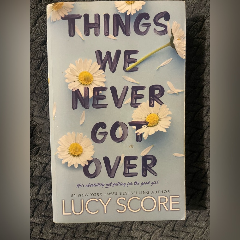'Things We Never Got Over' Book - Blue Cover